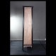 Tall tapered cabinet in raw elm