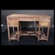 Rustic weather wood desk