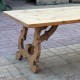 Reclaimed Pinewood French Country Dining Table