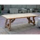 Reclaimed Pinewood French Country Dining Table