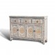 "Touch of exotic" painted buffet sideboard