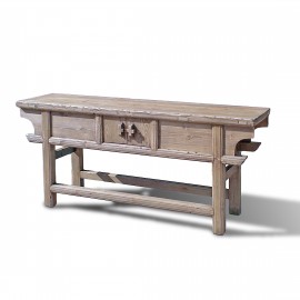 Narrow antique-reproduction dongbei farm table