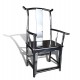 Stainless steel Chinese officals hat chair