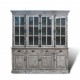 Reclaimed pine English hutch in whitewashed finish 