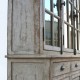 Reclaimed pine English hutch in whitewashed finish 
