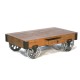  Industrial modern warehouse factory cart coffee table