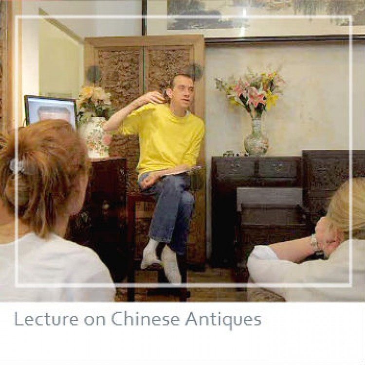 ACF's Roger Schwendeman gives a lecture on Chinese furniture